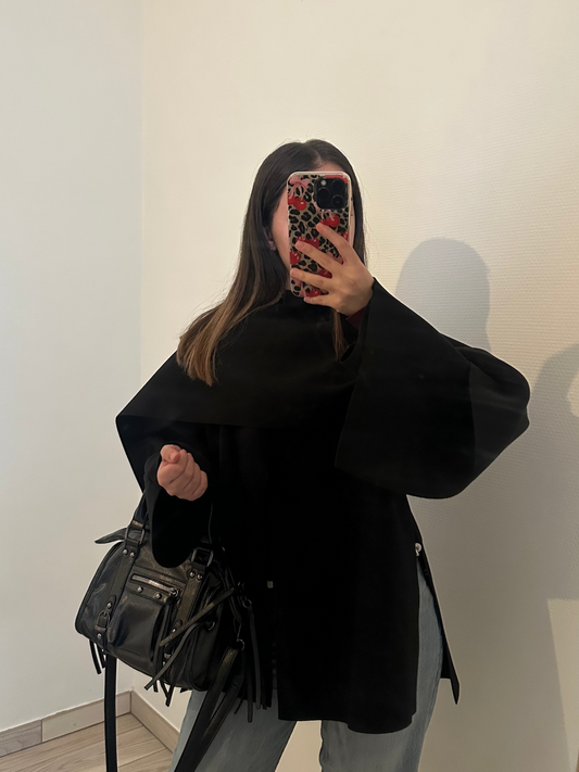 Poncho - noir